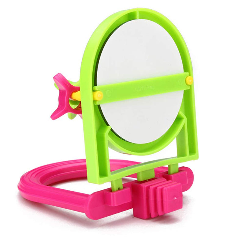 [Australia] - Mrli Pet Bird Toy Paddle Wheels with Mirror and Perch 