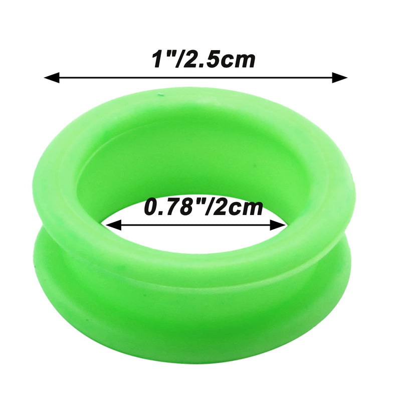 Cionyce 20 PCS Shear Finger Inserts Ring Pet Scissor Ring Inserts Rubber Shear Grips Inserts Finger Protector - PawsPlanet Australia