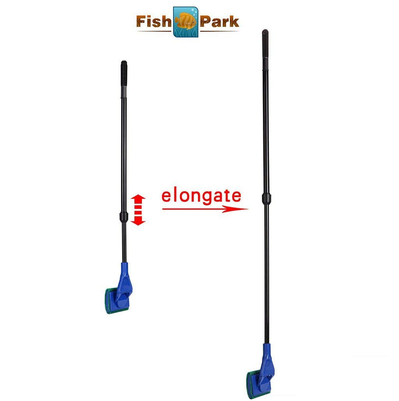 [Australia] - Fish Park Aquarium 5in1 Extendable Cleaning kit Gravel Rake Algae Scraper Flant Fork Sponge 