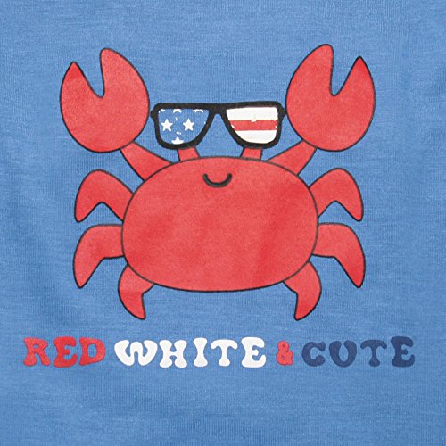 [Australia] - Zack & Zoey UPF 40 Red, White, and Cute Tank Dog Shirt Medium fits 16" 