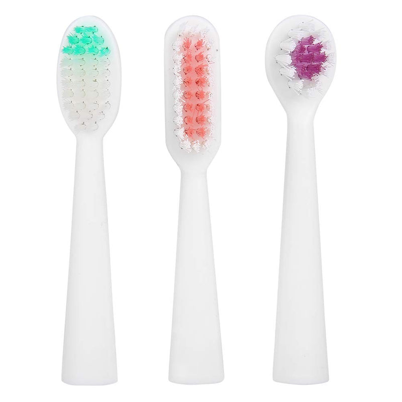 Oumefar Triple Dog Pet Finger Toothbrush Set Dog Pet Toothbrush Pet Dog Electric Toothbrush Kissable Electric Cleaning Soft Massage Finge for Dogs Cats Green - PawsPlanet Australia