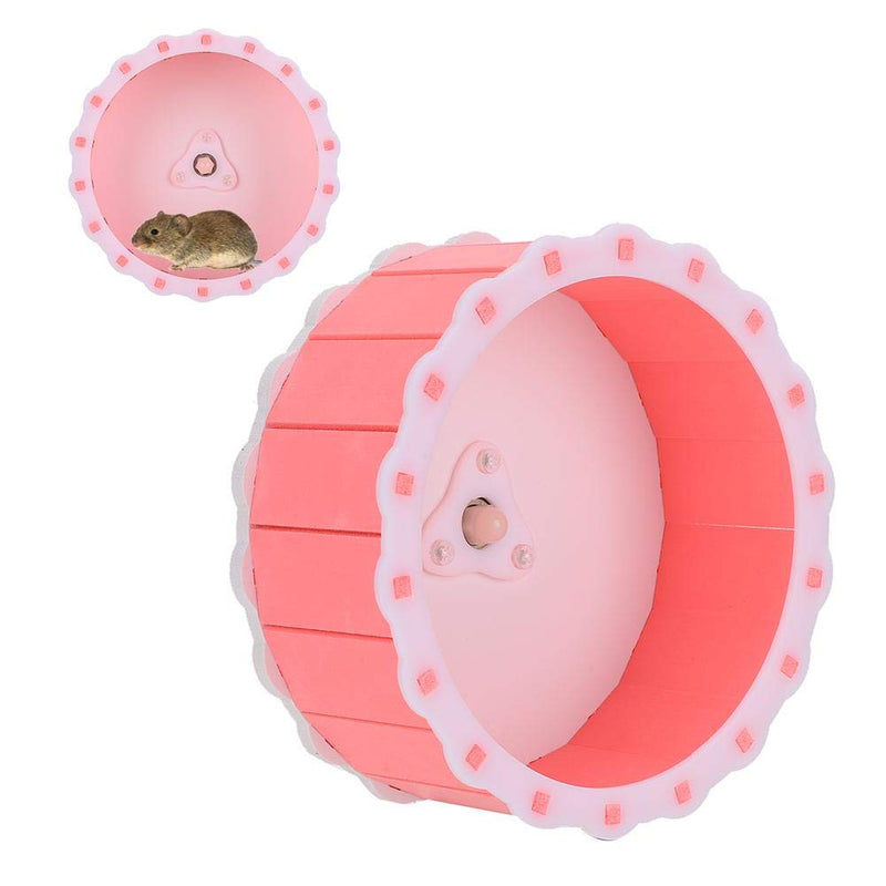 GOTOTOP 5.9in Pet Running Wheel, Wood Plastic Board Hamster Guinea Pig Colorful Running Wheel Silent Roller Small Pet Toy Accessory(#1) #1 - PawsPlanet Australia