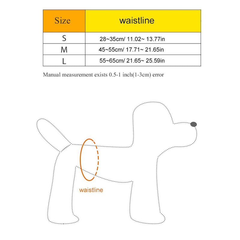 Pet Pants, Breathable Soft Anti-harassment Menstrual Pants Comfortable Cotton Sanitary Pants Dog Underwear for Small Medium Large Pet Dog Puppy(Orange, S) Orange, S - PawsPlanet Australia