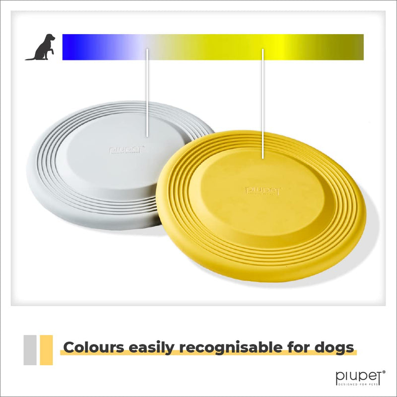 PiuPet® Frisbees - Dog frisbee set of 2 - Frisbee disc for dogs - Dog training toys - Frisbee dog toy - PawsPlanet Australia