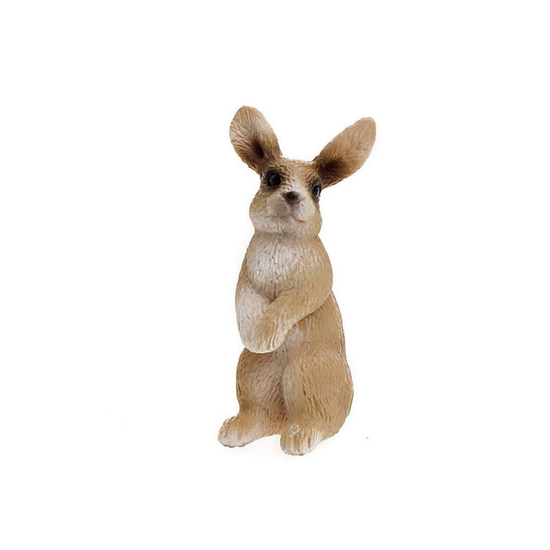 Hvogvok 4 pcs Rabbit Toy Figure, Rabbit Figure Toy Collection Playset, Cake Topper, Garden Plant, Automobile decoration - PawsPlanet Australia