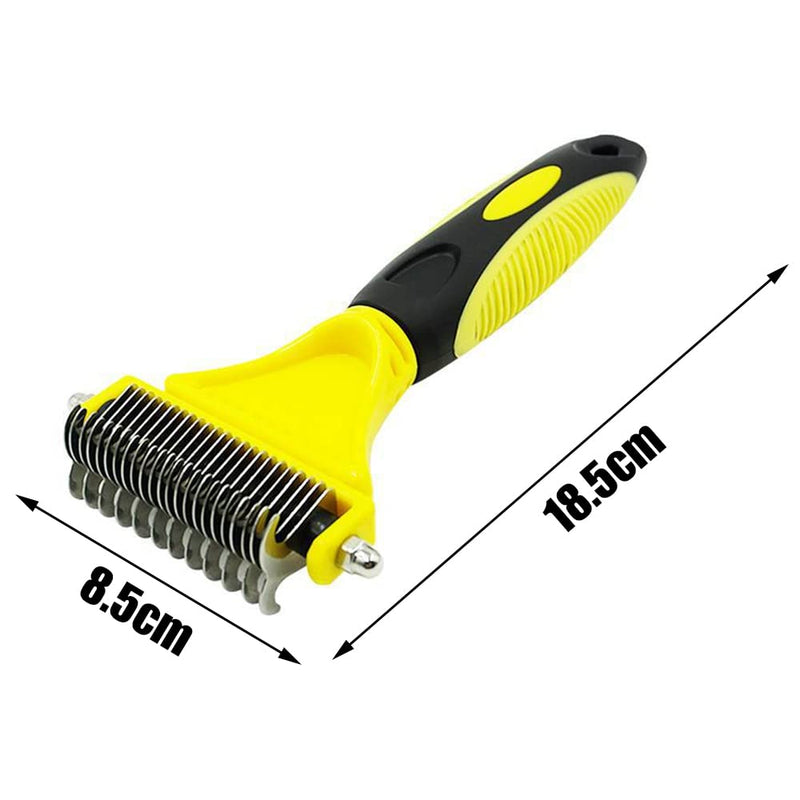 通用 Double Sided Teeth Blade Dog Combs Dog Dematting Comb Tools Pet Dog Grooming Comb Brushs for Pet Grooming - PawsPlanet Australia