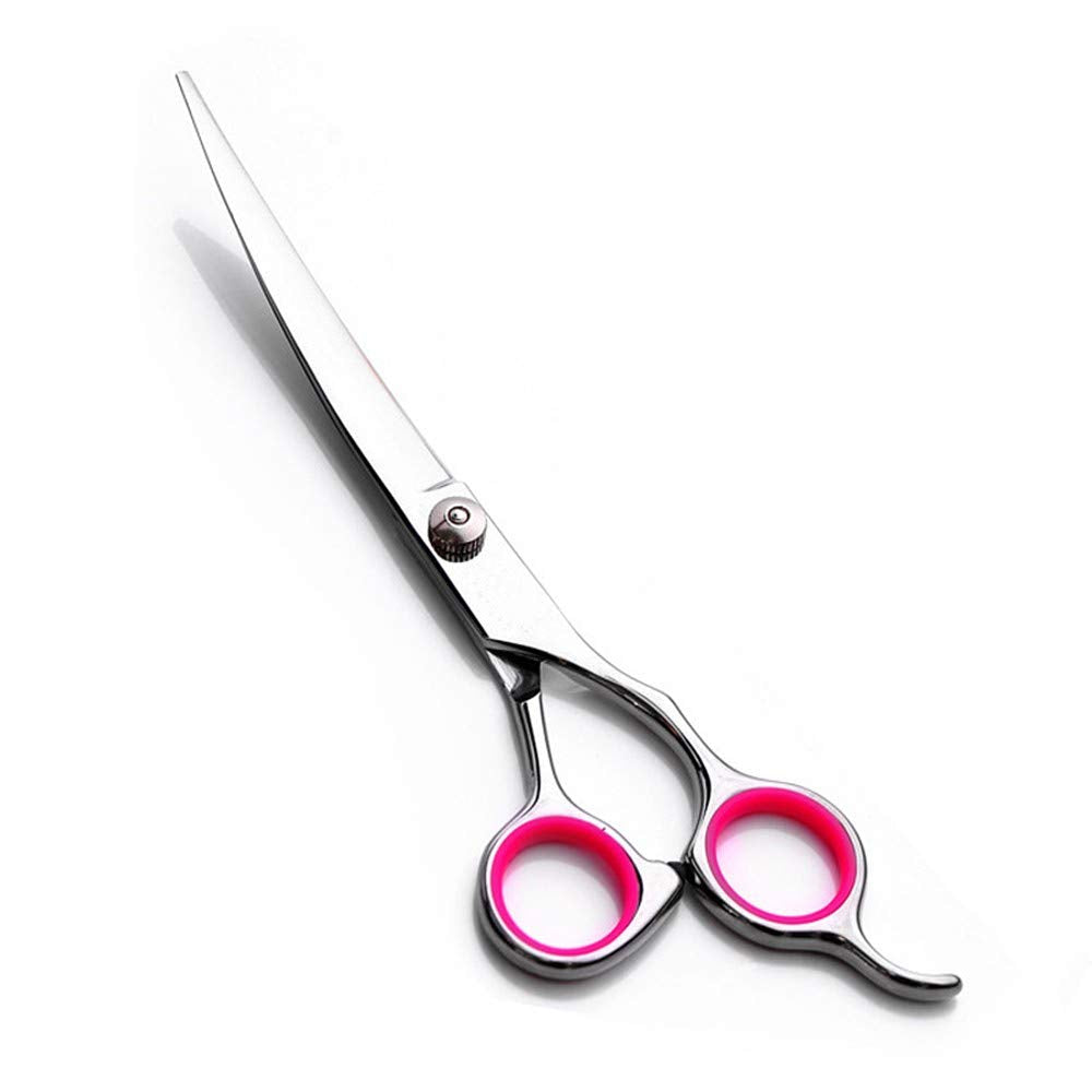 Dog Scissors, 6 Inch Professional Dog Grooming Thinning Scissors & Curved & Straight Hair Scissors, Stainless Steel Curved Grooming Scissors for Dog Cat Hair Care Upgraded - PawsPlanet Australia