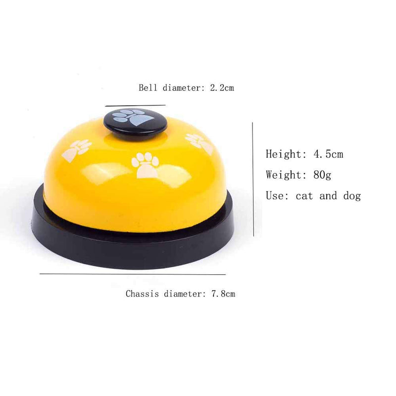 Pet Training Bells Set of 2,Pet Doorbells for Potty Toilet Training and Eating Communication Bells - PawsPlanet Australia