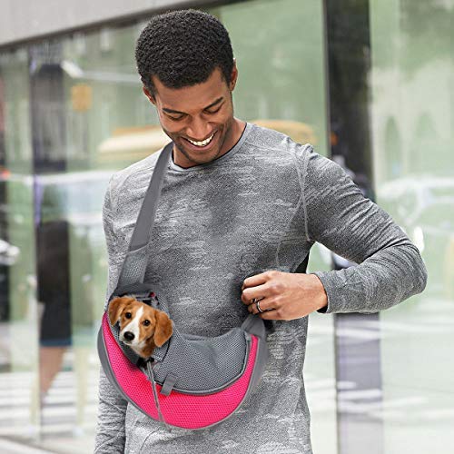 [Australia] - VaygWay dog Sling Carrier- Mesh Traveling Cat Carrier Pouch - Pet Sling Dog Carrier - Puppy Sling 