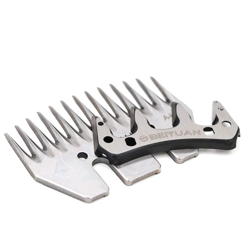 PROBEEALLYU 13 Teeth Replacement Sheep Blade For Sheep Shears Universal Wool Comb Cutter Shearing Clipper Scissor Sheep Goats Alpaca Cattle Animal Farm (Straight) Straight - PawsPlanet Australia