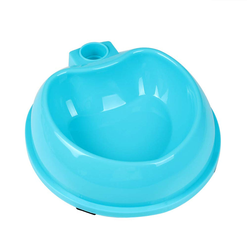 Pawow Pet Dog Cat Automatic Water Food Feeder Bowl Bottle Standing Dispenser Blue - PawsPlanet Australia