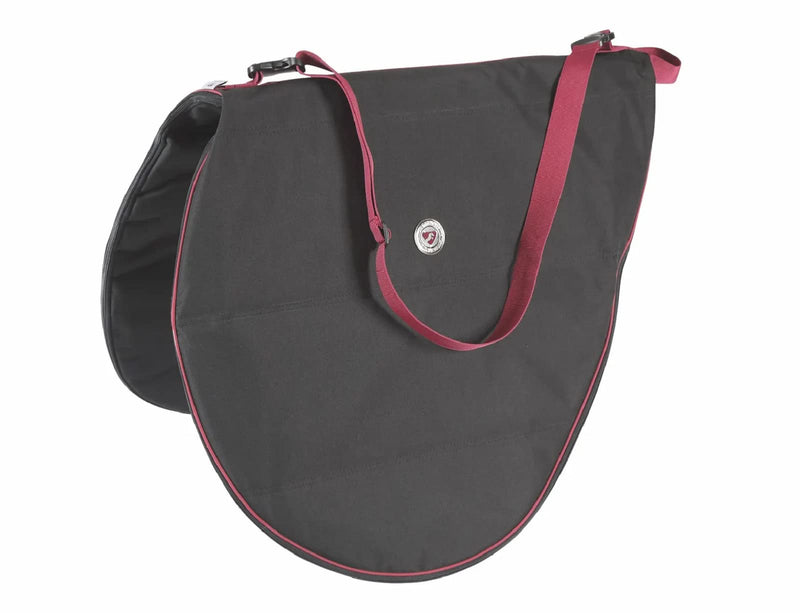 Shires Aubrion Saddle Bag - Charcoal - PawsPlanet Australia