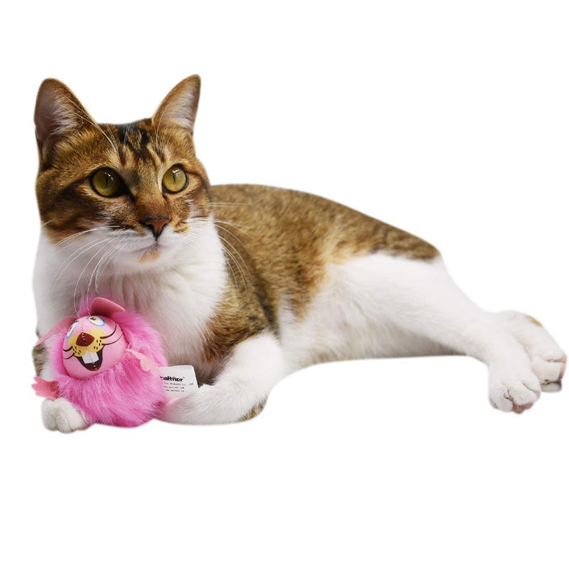 L.Home Cat Catnip Toys,Cat Treat Toy Chew Toys Kitten Interactive Toys (Pink) Pink - PawsPlanet Australia