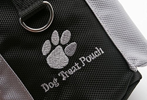 [Australia] - eBasics Puppy Dog Treat Pouch for Training Dog Reward Pouch Snack Bag Bait Bag Dog Treat Carrier Holder Waist Clip Drawstring Closure, Fit Small Medium Hands, No Strap 1-1/2 Cups - Fit Small Medium Hands, No Strap 