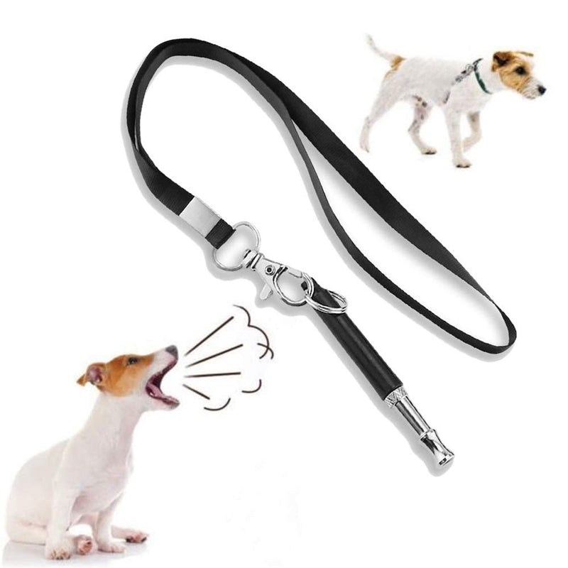 [Australia] - PIVBY Dog Whistle to Stop Barking,Adjustable Training Dogs Silencer Pitch Ultrasonic Bark Control for Dogs - Pack of 2 PCS Whistles with 2 Free Lanyard Strap 