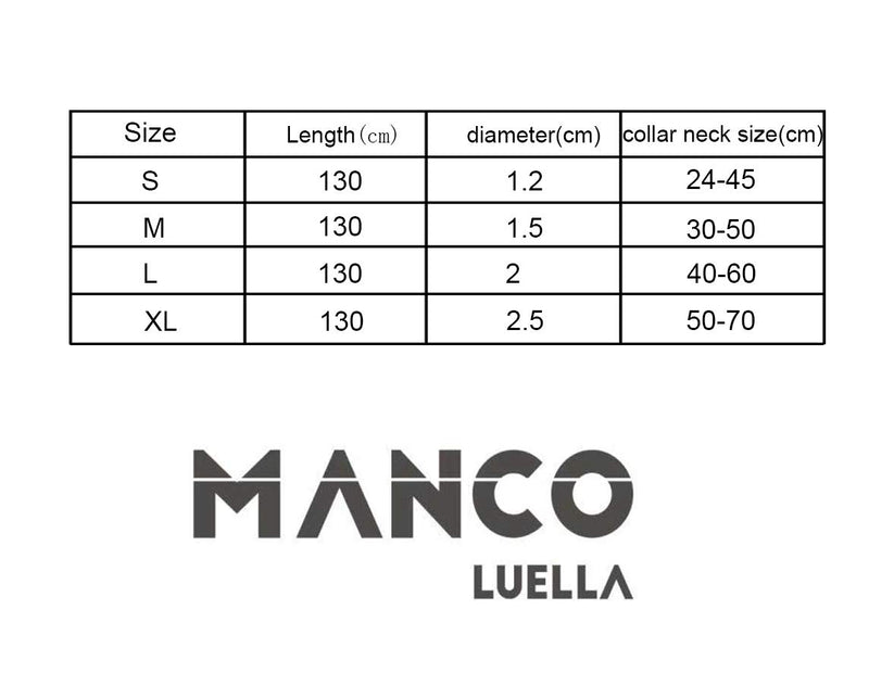 [Australia] - Manco Luella Heavy Duty Dog Leash Collar Set, Adjustable Martingale Braided Loop Slip Strong Metal Pull Clip Anti-Twist Pet Walking Training Lead Solid Hand Crafted Rope for Medium Large Dog M pink_black 