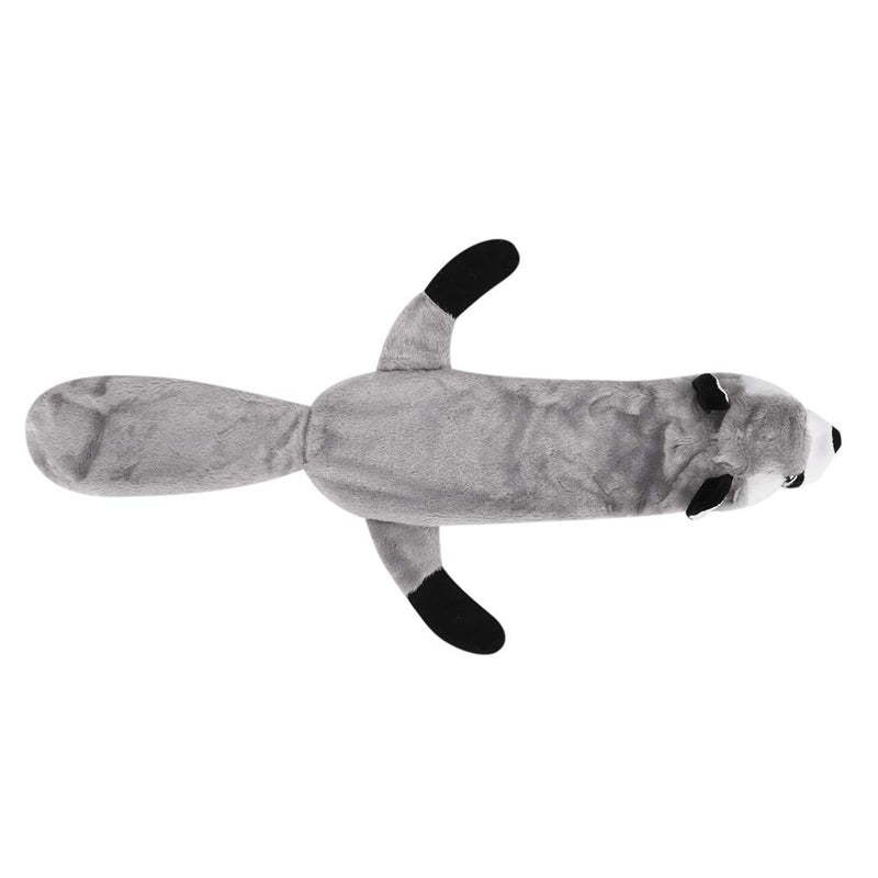 Soft Plush Dog Toys No Stuffing Dog Chew Toys Squeaky Dog Toys For Puppy Small Medium Dogs Playing Training Strong Big Dog Toy Raccoon 60cm(23.6inch) Long - PawsPlanet Australia