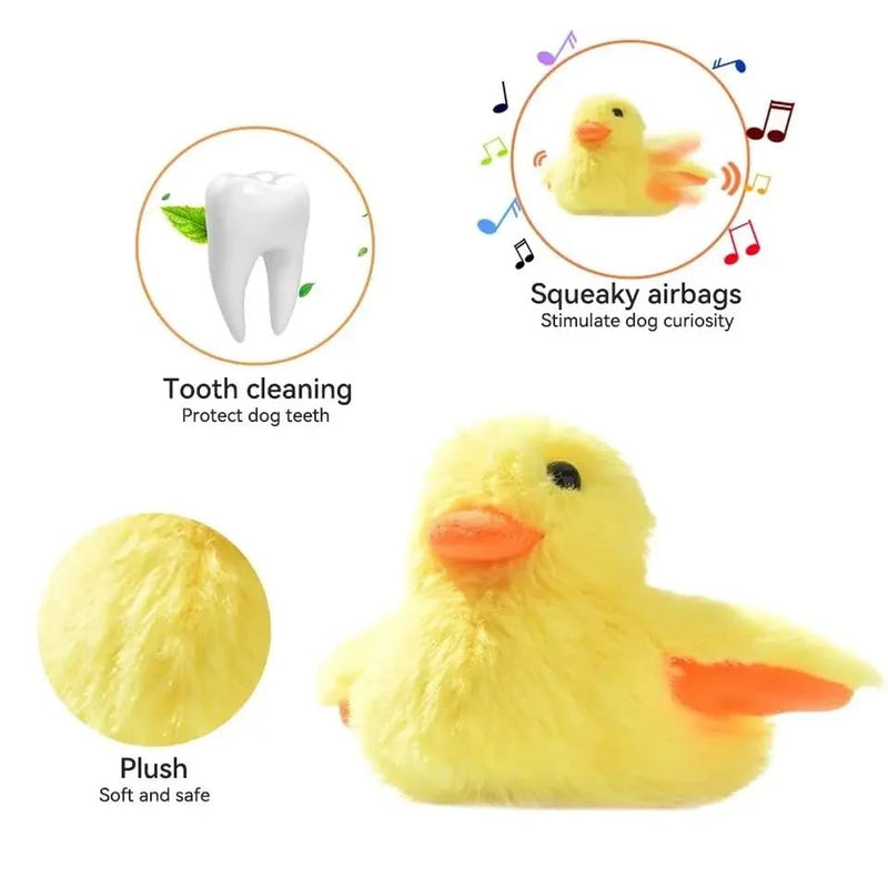 Heim & Tier® Interactive Cat Toy, Yellow Duck Toy for Cats, Rechargeable Plush Cat Toy - PawsPlanet Australia