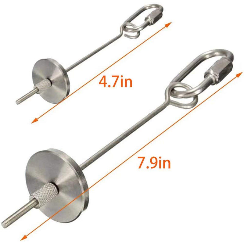 [Australia] - Brave Tour Bird Food Holder, Bird Feeders, Stainless Steel Parrot Fruit Vegetable Stick Holder, Foraging Toy, Bird Treat Skewer 3pcs 