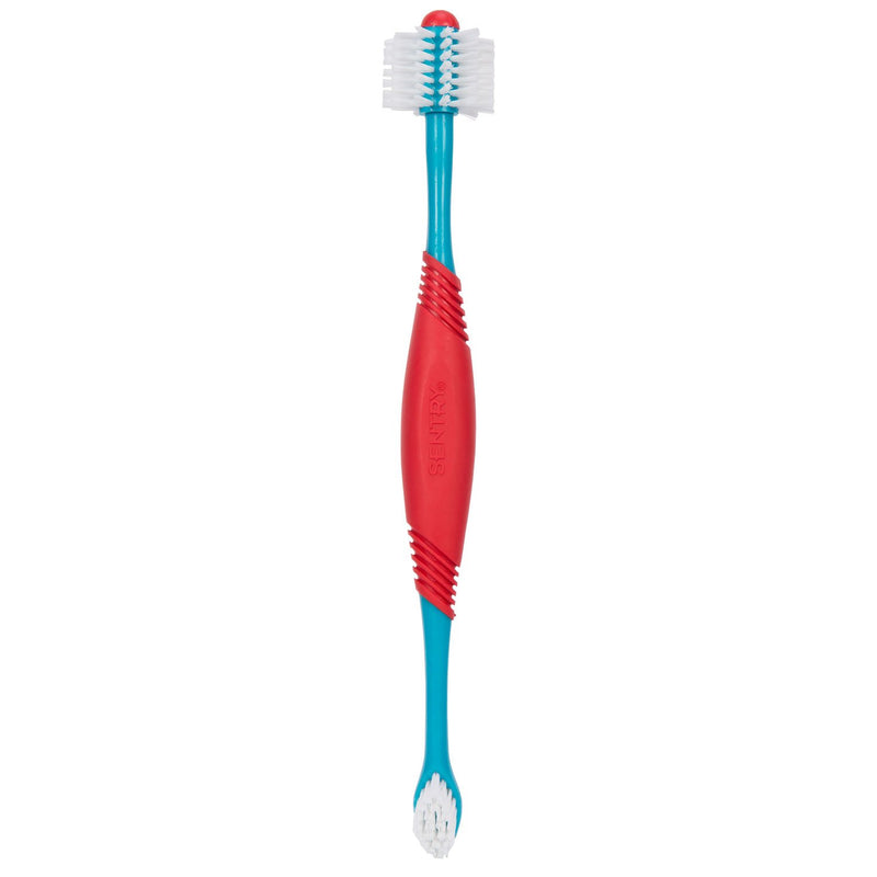 Petrodex Dual Ended 360 Toothbrush for Large Dogs - PawsPlanet Australia