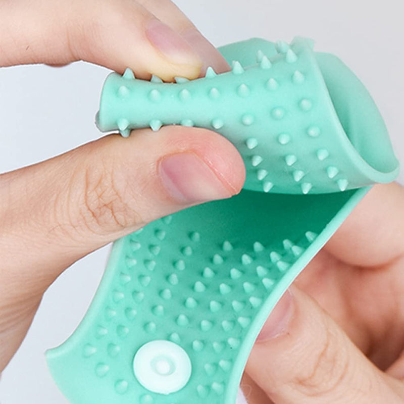 Mirrwin Silicone Cat Shoes Silicone Anti-Scratch Cat Shoes Adjustable Cat Shoes Adjustable Pack of 4 for Dogs or Cats to Prevent Scratches, Light Green - PawsPlanet Australia