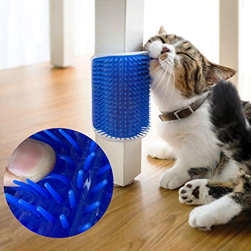 [Australia] - innopet Upgraded version Cat Self Groomer with Catnip,Dog Cat Brush，Wall Corner Massage Comb,Grooming Brush. 