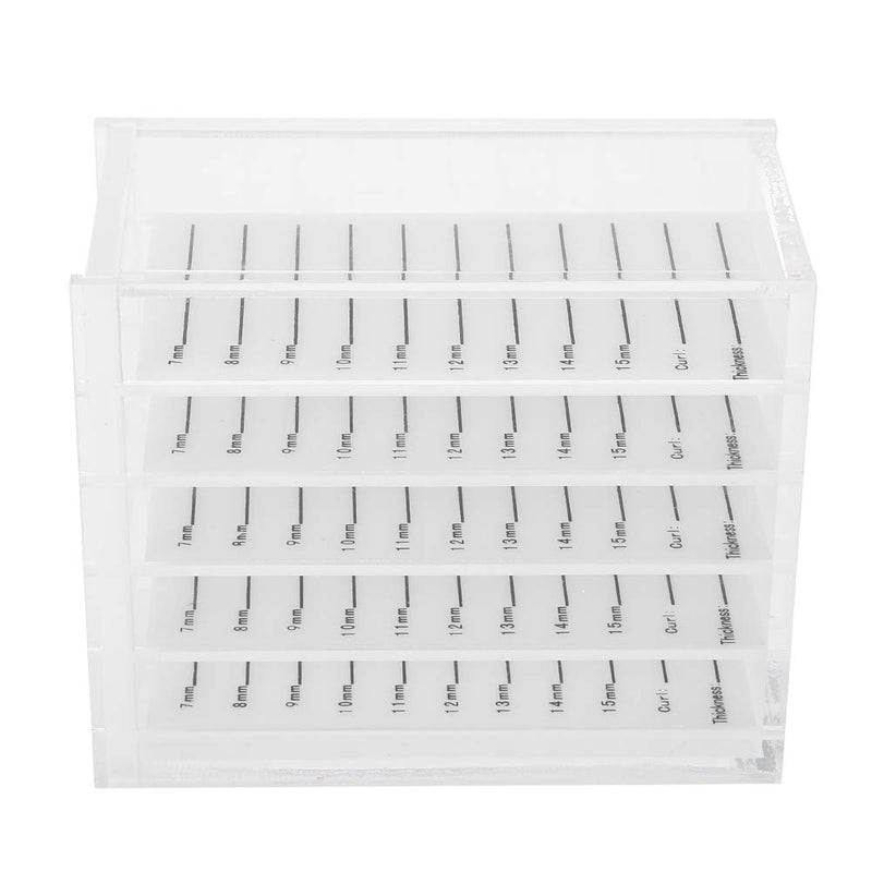 Storage Box, Eyelash Holder, Eyelash Storage Box, Transparent Lightweight Convenient for for Beauty Salon - PawsPlanet Australia