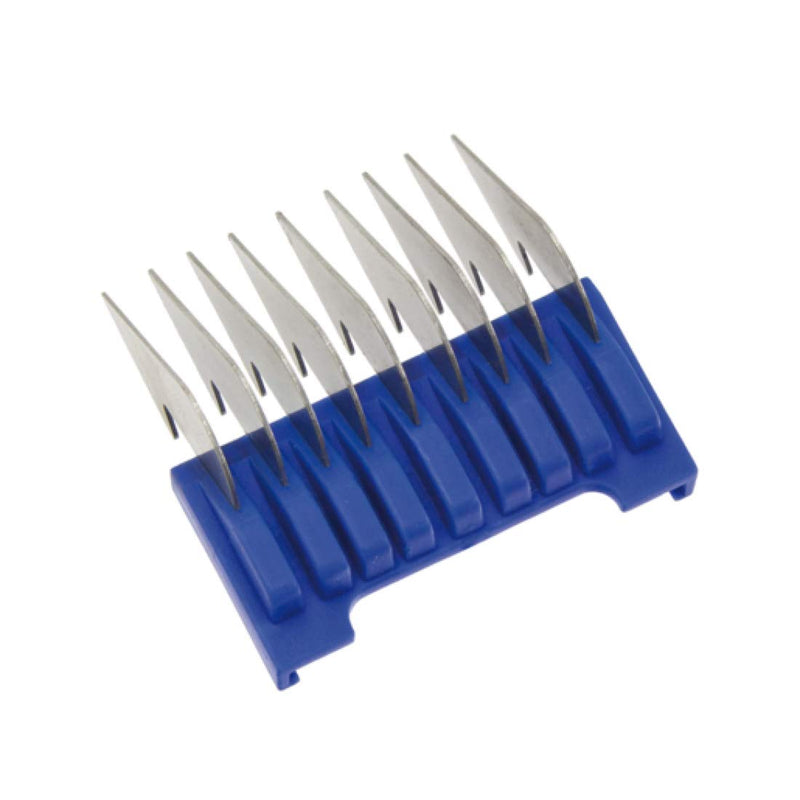 Moser pressure comb made of stainless steel (10 mm). blue - PawsPlanet Australia