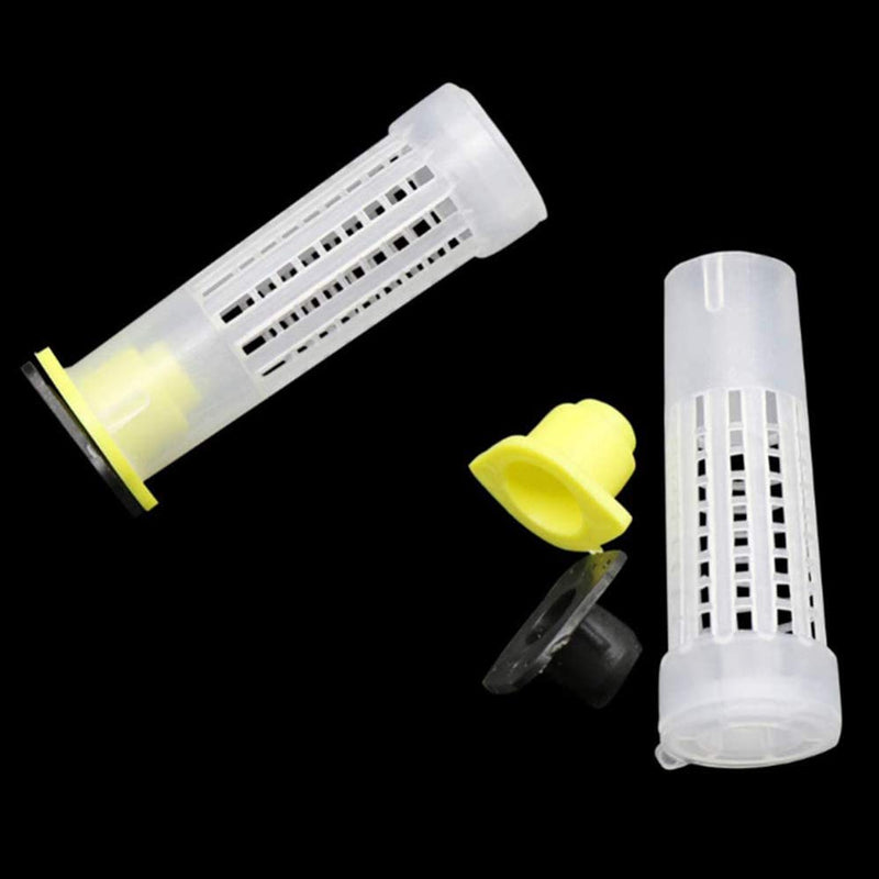 yyuezhi Beekeeping Catcher Box Roller Cages Bee Keeper Equipment Rearing Cup Kit Bee Breeding King Bee Cage Protection Beekeeping Equipment Anti Bite Beekeeping Tool Beekeeping Queen Rearing Cups - PawsPlanet Australia