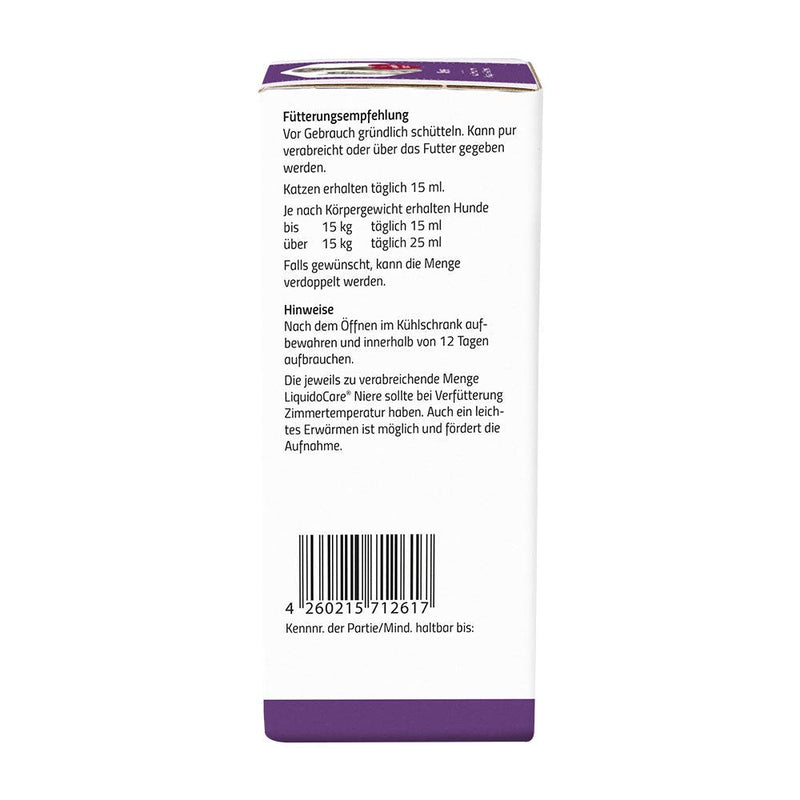 LiquidoCare Kidney, for cats and dogs, nutrient supply for kidney dysfunction, liquid supplementary food, 180ml - PawsPlanet Australia