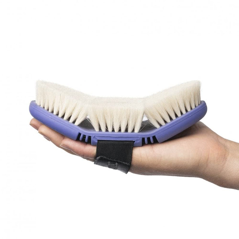 LeMieux Flexi Goats Hair Body Brush - Bluebell - PawsPlanet Australia