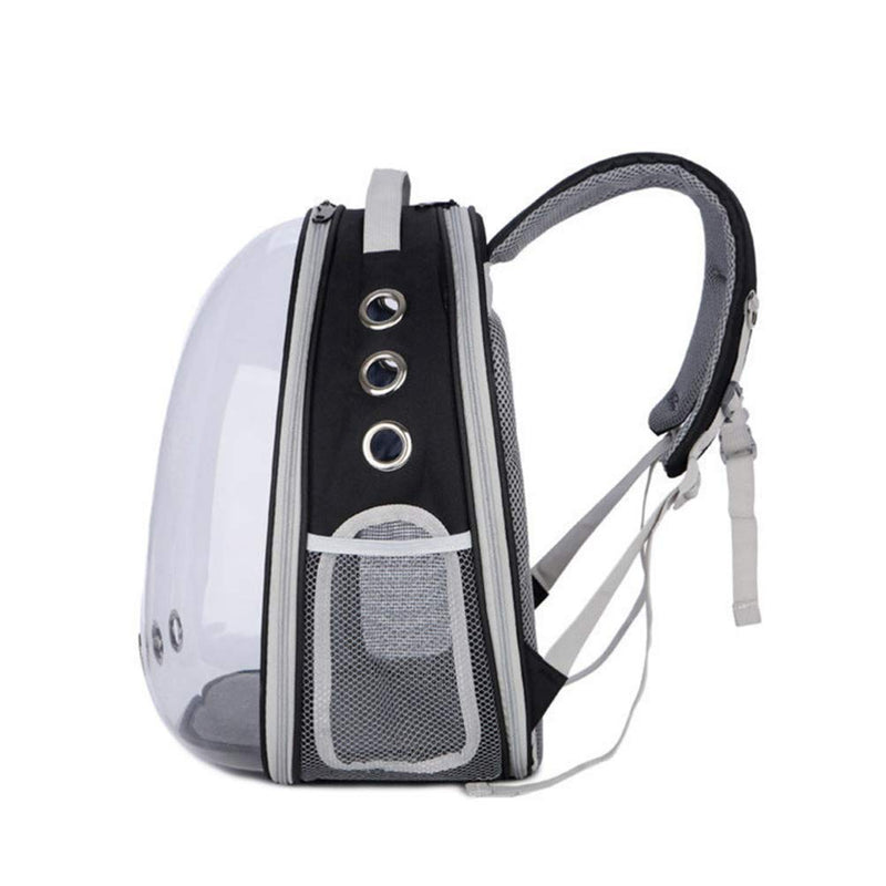 Balacoo Expandable Cat Carrier Backpack Space Capsule Transparent Bubble Pet Carrier Outdoor Pet Cat Dogs Carrier for Small Dog Pet Cat Hiking Traveling (Black) - PawsPlanet Australia