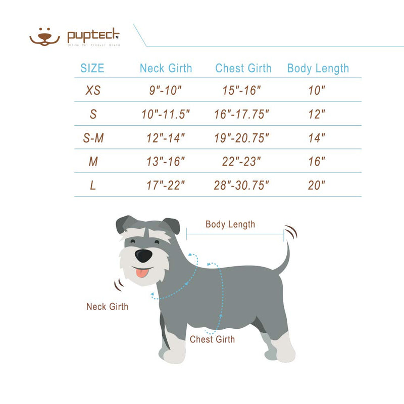 [Australia] - PUPTECK Dog Sweater Plaid Style Pet Cat Winter Knitwear Warm Clothes M Blue & Black 