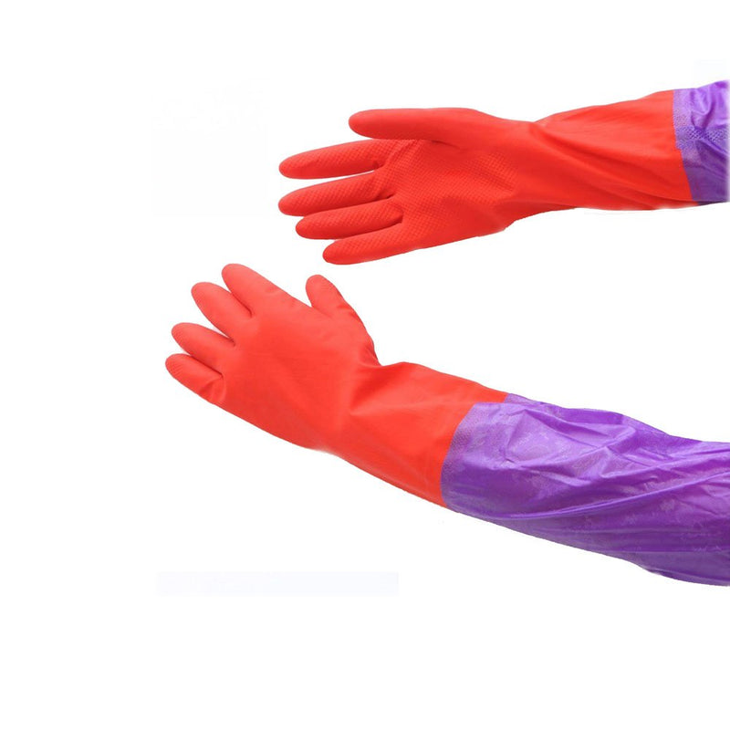 [Australia] - Aquarium Water Change Gloves Keep Hands & Arms Dry Allergen- and Contamination-Free During Fish Tank Maintenance: Elastic Forearm Seal and Prevent Leak (Water Change Gloves) 