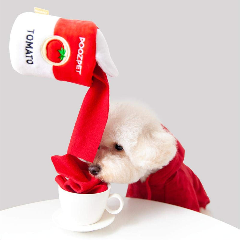 LYWJJ Puppy Toys,Suitable For Small And Medium Sized Dogs And Cats,Simulate The Act Of Tearing Tissue Paper,Can Hide Snacks, Canned Shape Dog Toy For Boredom - PawsPlanet Australia