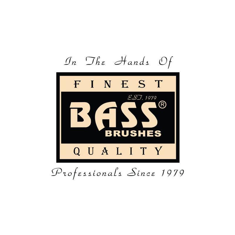 [Australia] - Bass Brushes | Luxury Grade Pet Brush | Shine & Condition | 100% Pure Premium Natural Bristle - Firm | Full Oval Design | Natural Bamboo Handle | Solid Finish | Bass Brushes Model #A15-DB 
