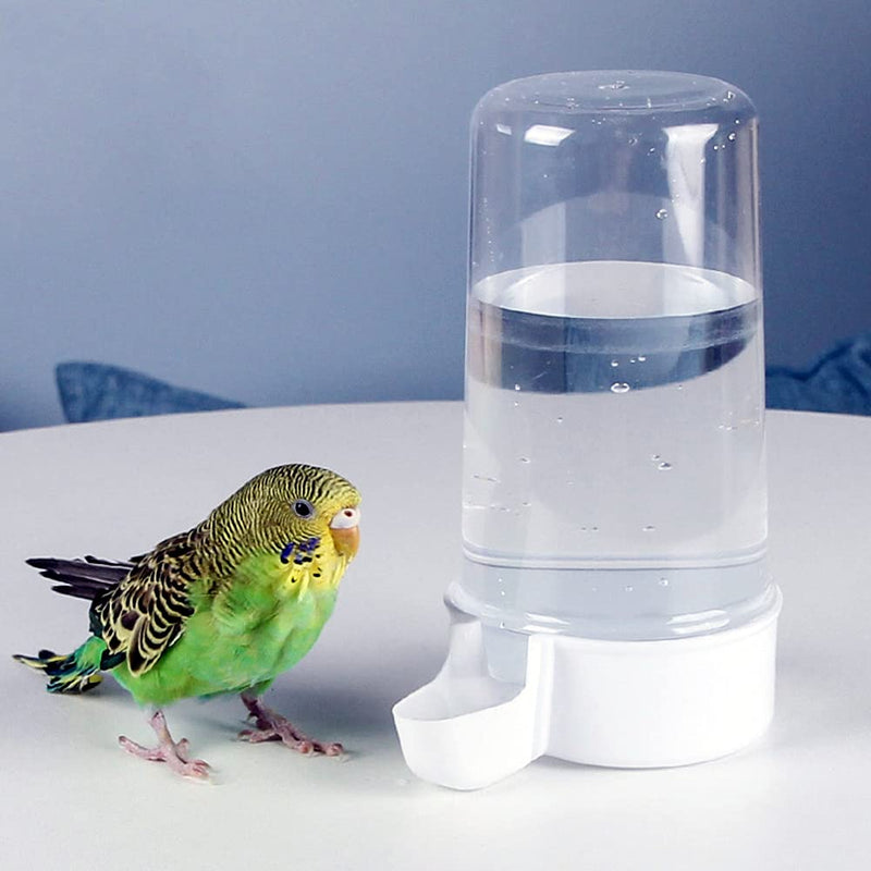 YJJKJ Pet Bird Water Feeder, 13.5 Oz Parrot Water Dispenser, Bird Cage Suspended Automatic Water Dispenser for Parakeet Budgie Lovebirds Cockatiel 1PCS - PawsPlanet Australia