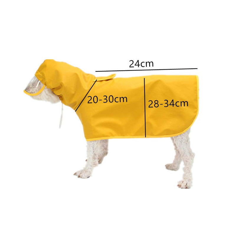 N\A Dog Raincoat with Hood Pet Waterproof Jacket Dogs Waterproof Clothes for Small Dogs - PawsPlanet Australia