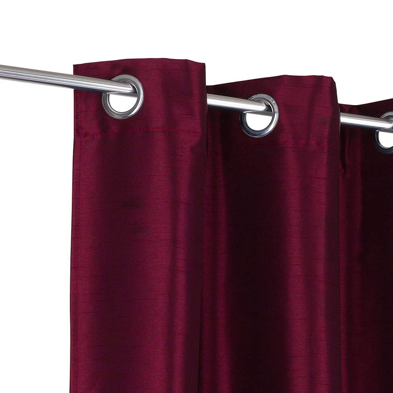 Home Queen Grommet Room Darkening Curtain Valance Window Treatment for Living Room, Bedroom Drape Valence, 52 X 18 Inch, Burgundy 52WX18L - PawsPlanet Australia