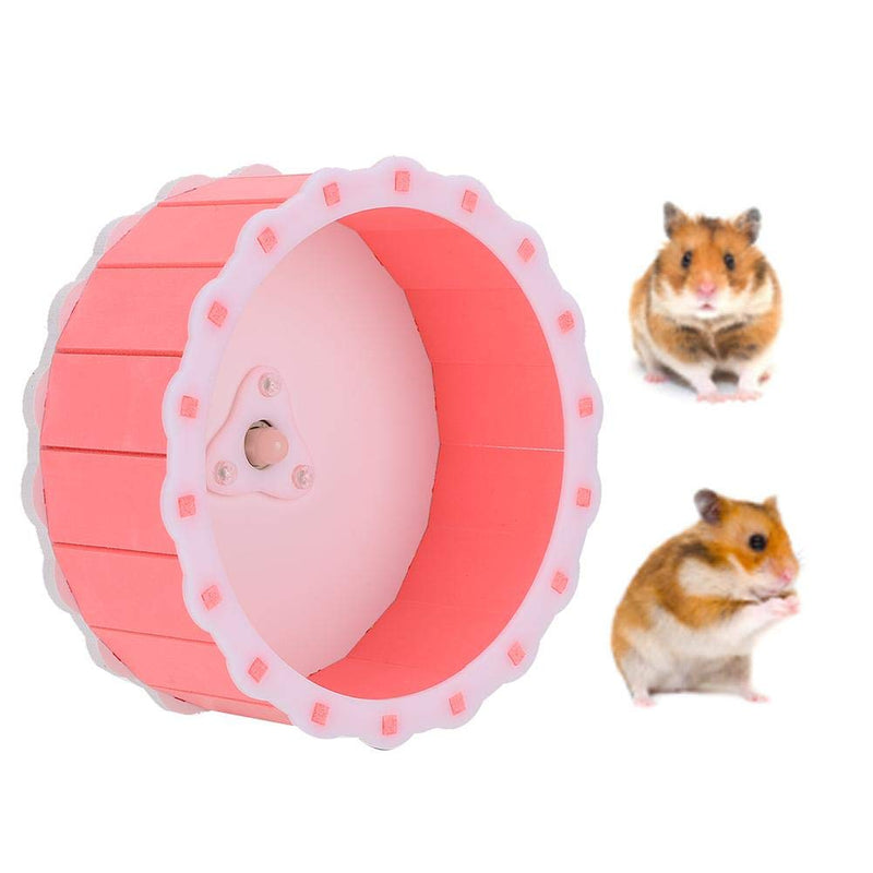 GOTOTOP 5.9in Pet Running Wheel, Wood Plastic Board Hamster Guinea Pig Colorful Running Wheel Silent Roller Small Pet Toy Accessory(#1) #1 - PawsPlanet Australia