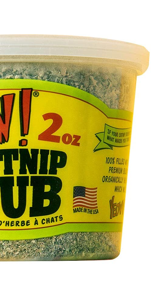 Yeowww! Cat Catnip Made in USA 2 oz. Tub - PawsPlanet Australia