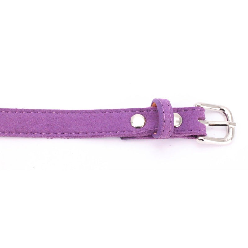 [Australia] - Norbi Fashion Puppy Harness Bling Rhinestone Pet Dog Harness Vest with Bowknot L A Purple 