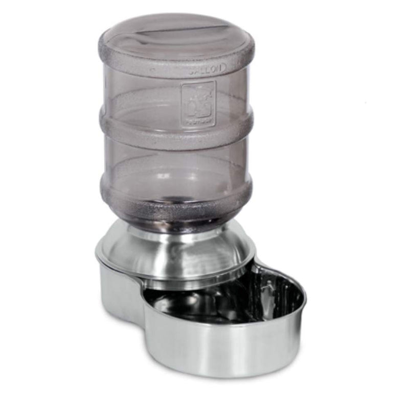 [Australia] - Petmate Stainless Steel Replendish Waterer, Small (24345S) 