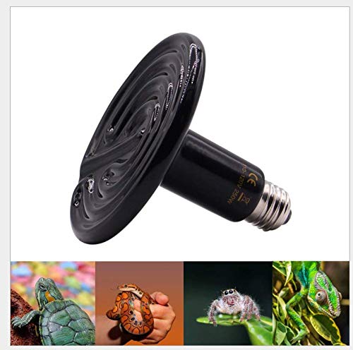 [Australia] - QSLQYB Ceramic Heat Lamp, Infrared Reptile Heat Emitter Heater Lamp Bulb for Turtle Snake. Chicken 250w 