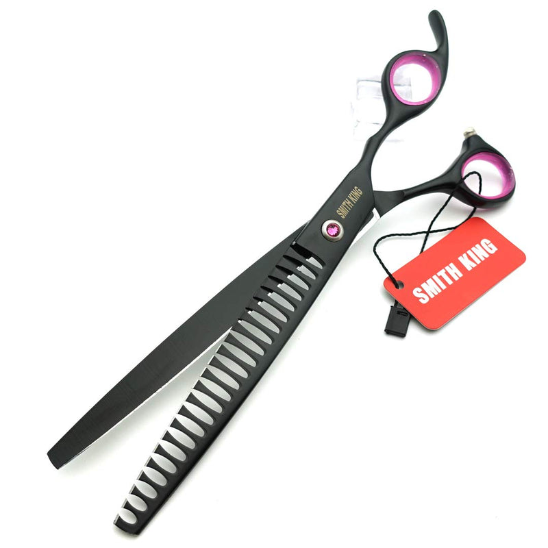8.0 Inch Professional Dog Grooming Scissors Set Straight & Thinning & Curved & Chunker 4pcs in 1 Set (with Comb) - PawsPlanet Australia