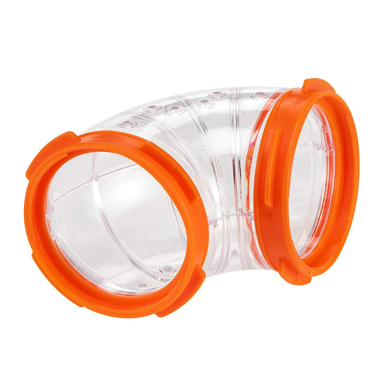 Ferplast Hamster Tunnels, Tub Space Curve & 8" Straight Space Tunnel 2 Pk Bundle Kit - PawsPlanet Australia