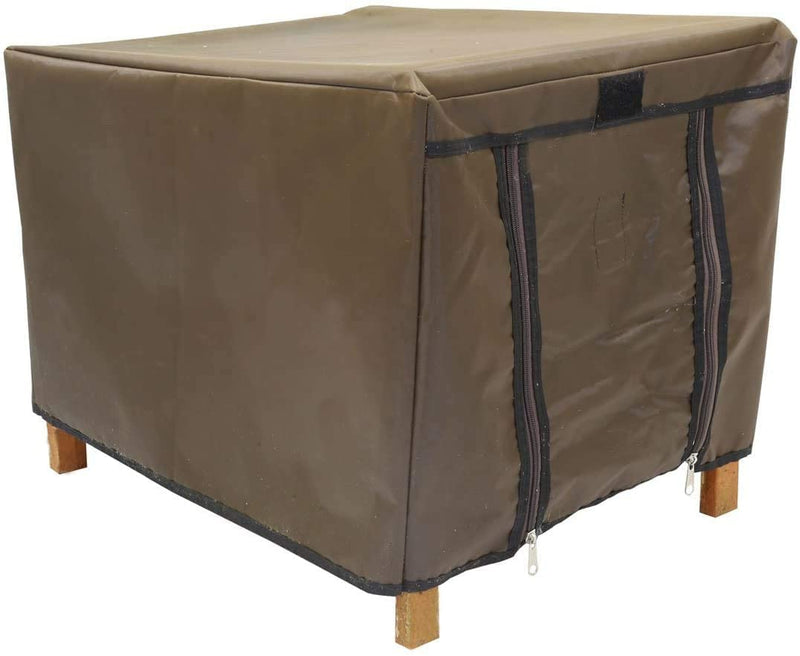 BUNNY BUSINESS Wooden Hide House Rabbit hutch Shelter Run Hide Protective Waterproof Cover - 50 x 42 x 43cm (Cover) - PawsPlanet Australia