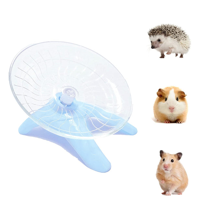 Hamster Flying Saucer Silent Running Exercise Wheel for Hamsters, Gerbils, Mice ,Hedgehog and Other Small Pets Silent Running Wheel Hamster Wheel Blue - PawsPlanet Australia