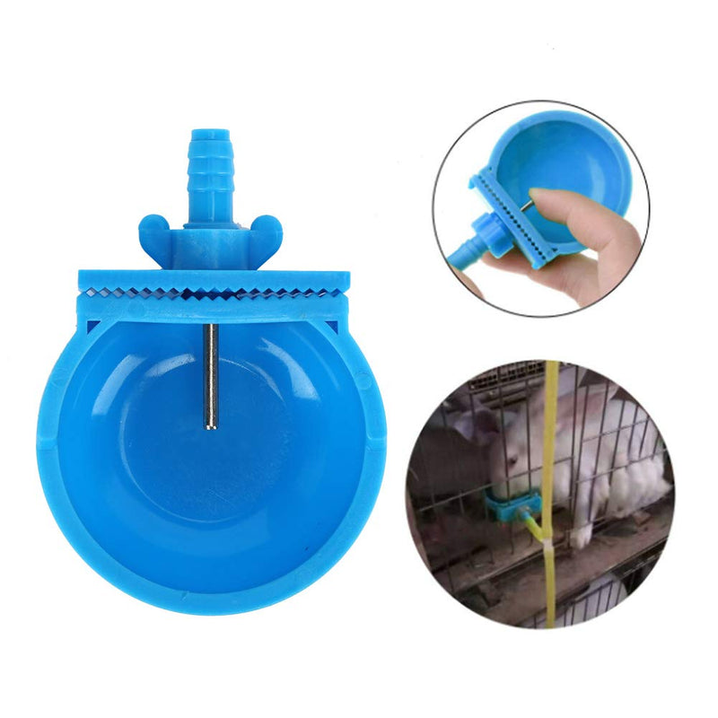 10 Sets Rabbit Drinker Rabbit Waterer Rabbit Drinking Bowl Feeding Bowl Farm Cage Accessories Supplies for Rodent Animal - PawsPlanet Australia