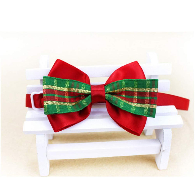 nuoshen 6pcs Pet Bow Tie Neckties， Adjustable Christmas Pet Pet Collars Part of 2 - PawsPlanet Australia
